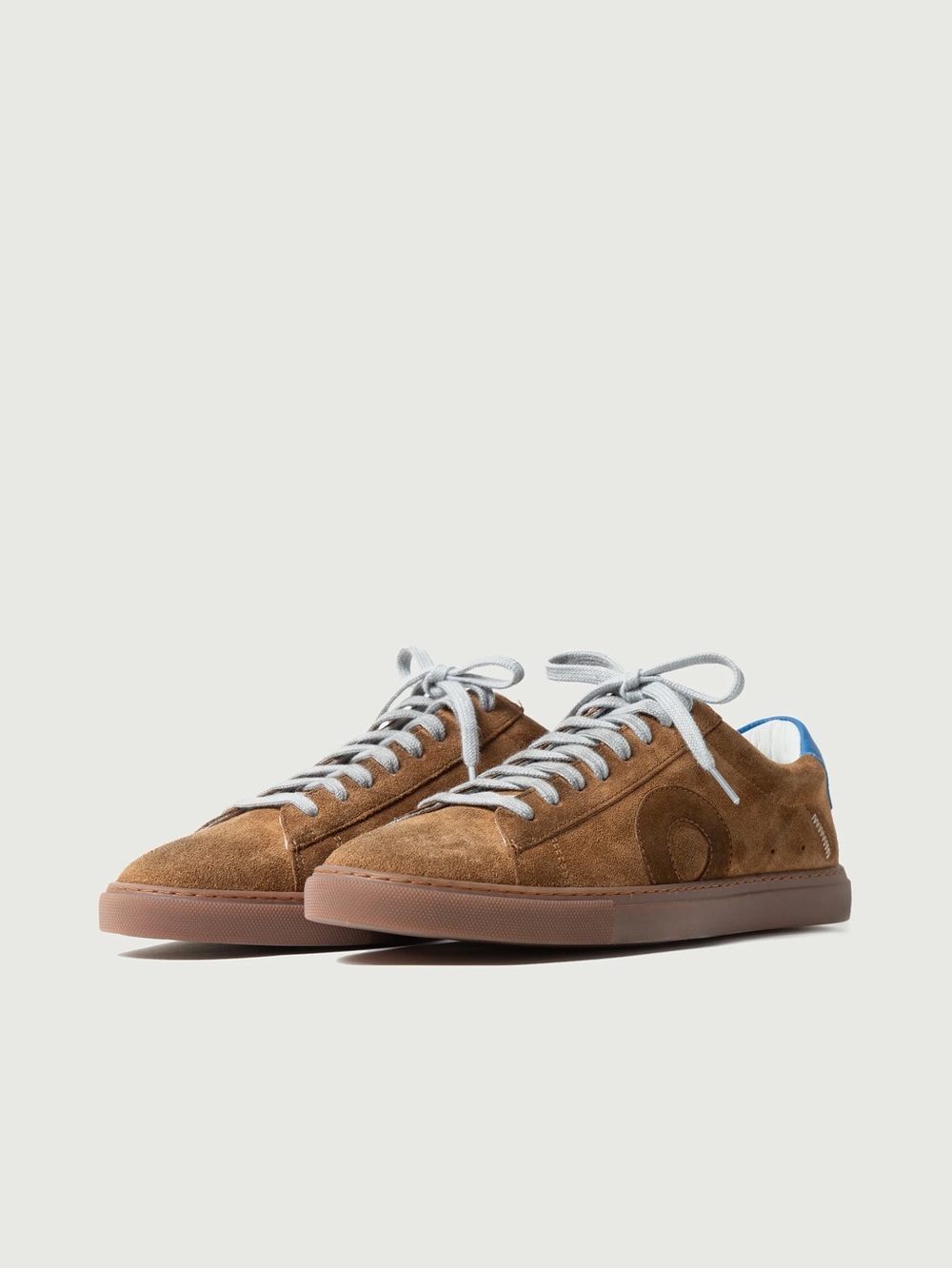 Oliver Cabell Low 1 Military Brown Suede Distressed sneakers